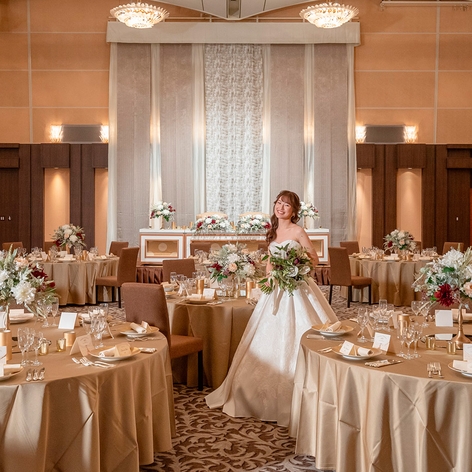 ご希望に合わせた披露宴会場のセレクトが可能