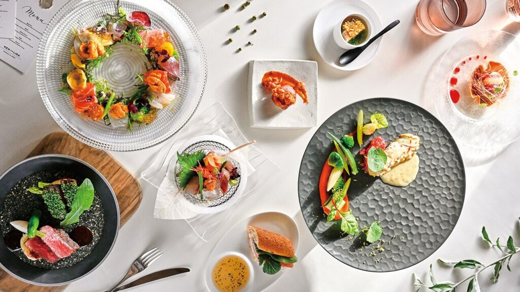 一品ずつメニューを選んでオリジナルコース